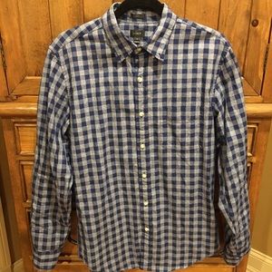 Men’s J Crew slim plaid button down